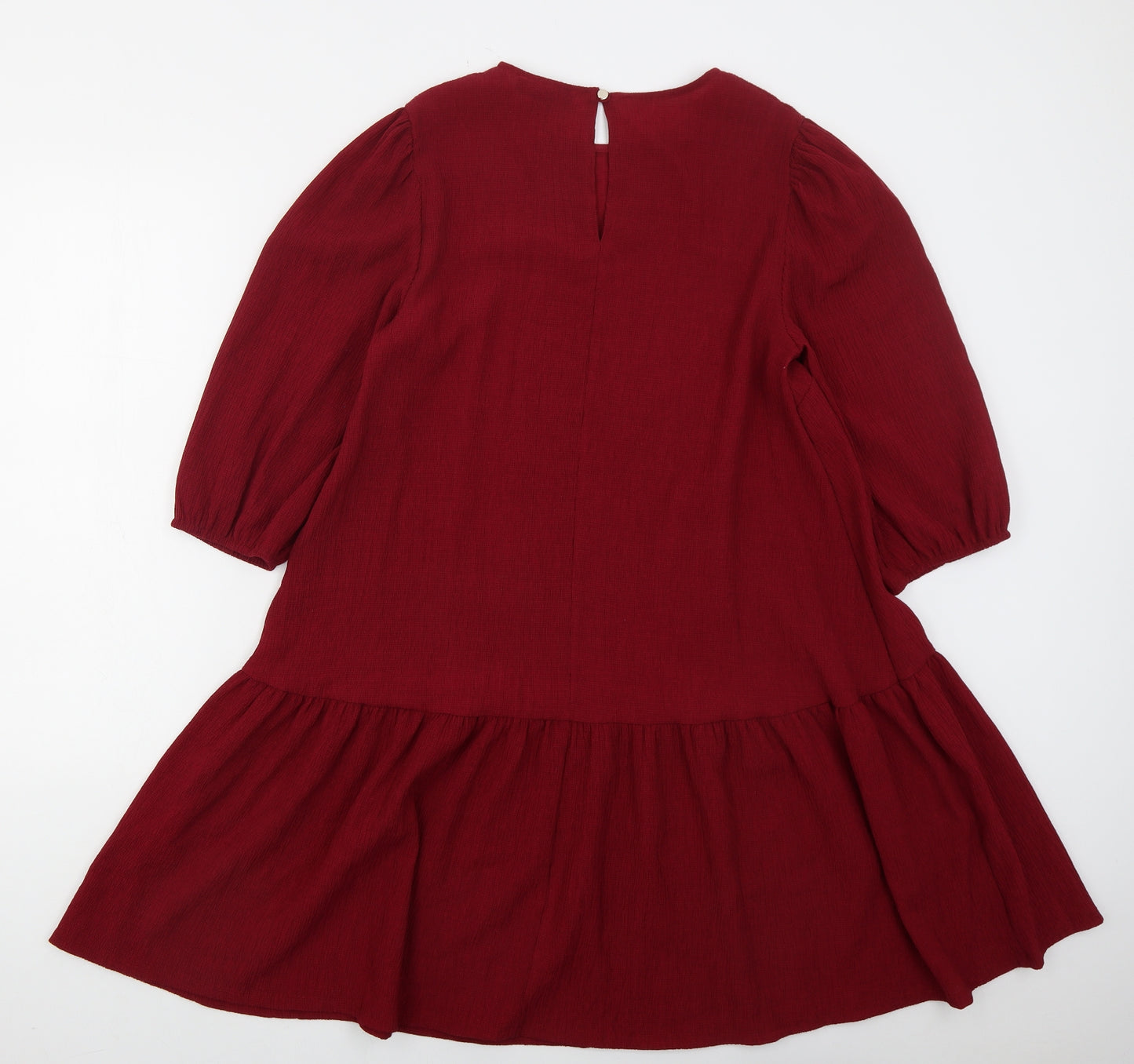 Primark Womens Red  Polyester A-Line  Size 12  Round Neck Pullover