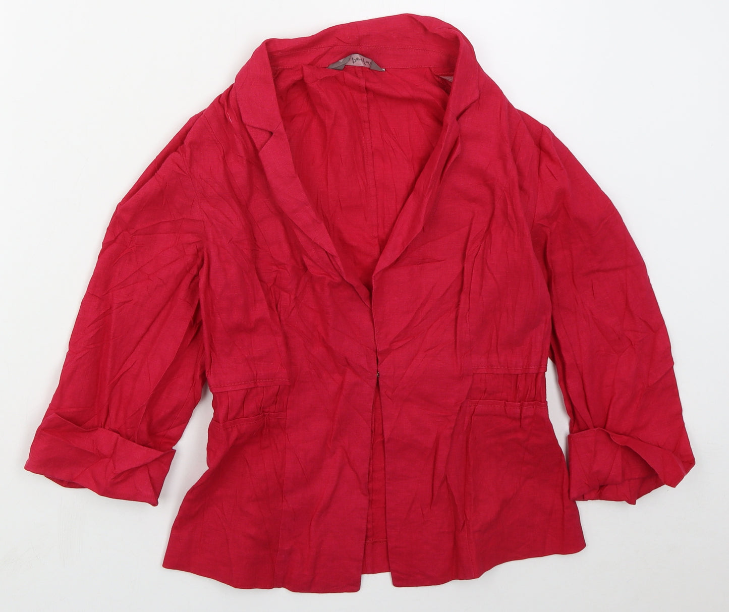 Marks and Spencer Womens Pink   Jacket  Size 10  Hook & Eye