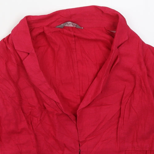 Marks and Spencer Womens Pink   Jacket  Size 10  Hook & Eye