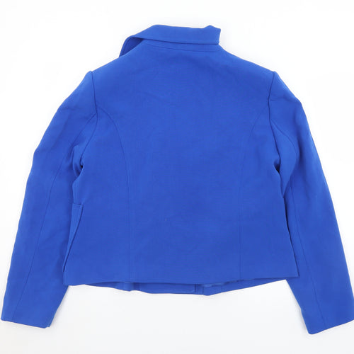 Papaya Womens Blue   Jacket  Size S  Button