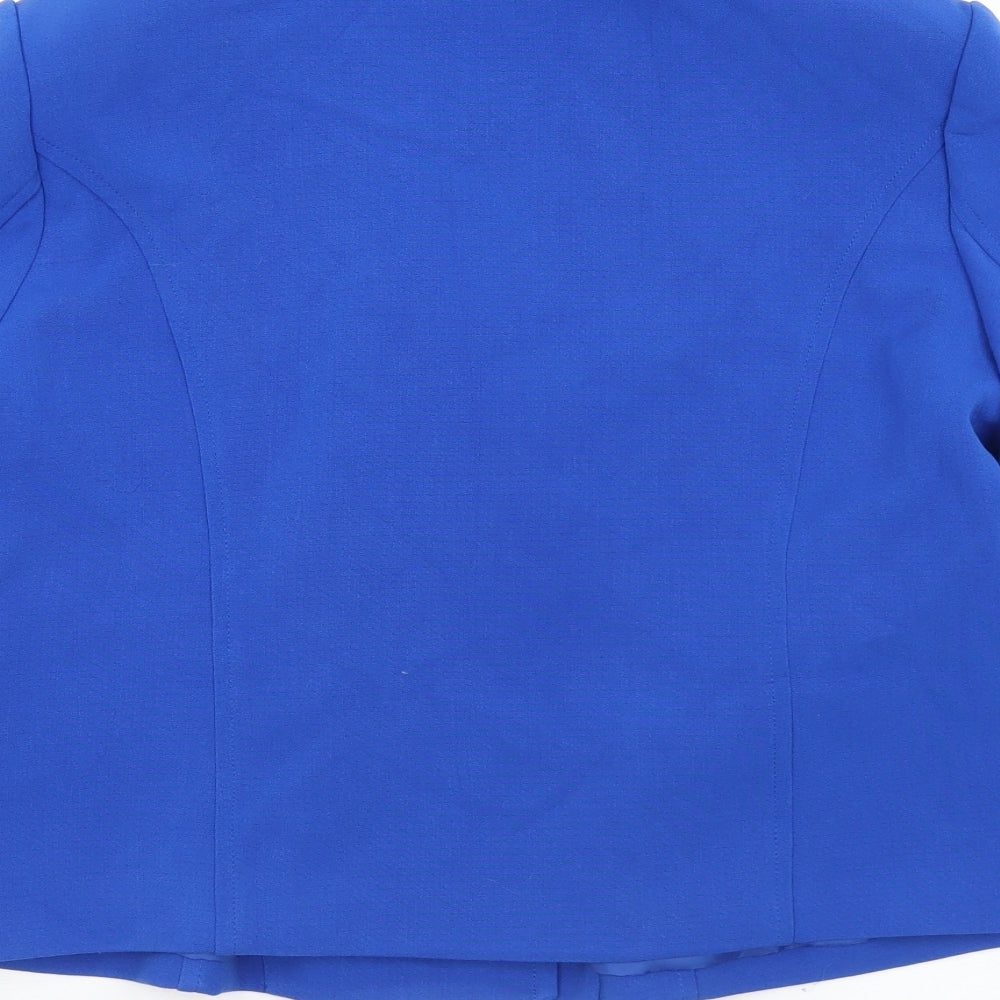 Papaya Womens Blue   Jacket  Size S  Button