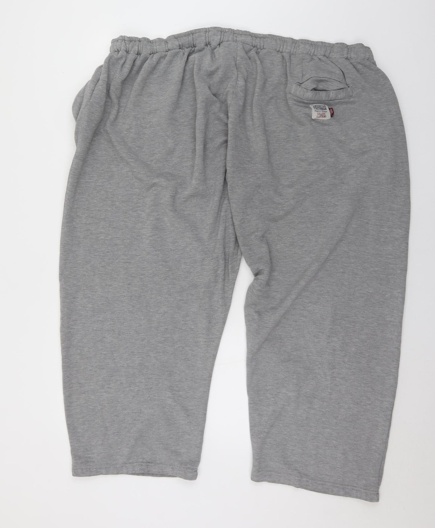 AMERICAN FRESHMAN Mens Grey  Polyester Jogger Trousers Size 2XL L27 in Regular Drawstring - California