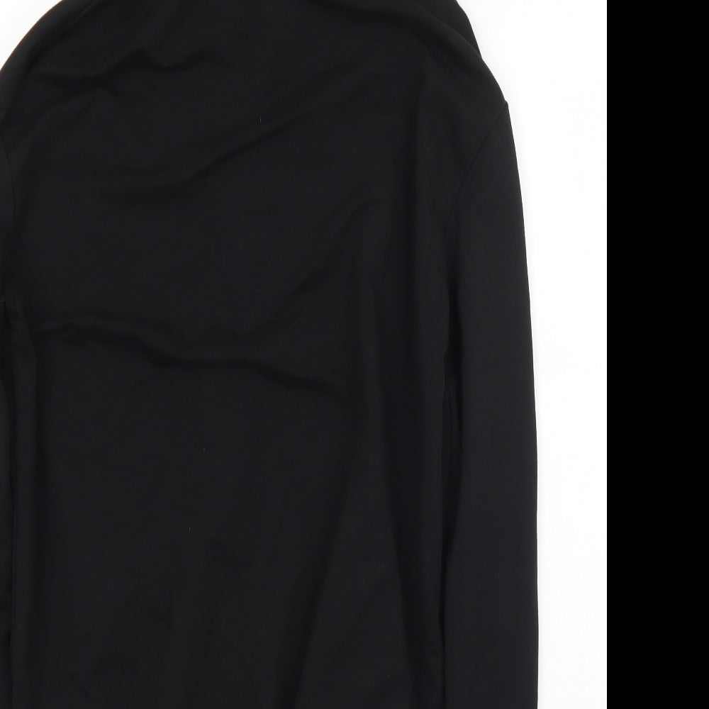 Mastiff Womens Black  Cotton Full Zip Hoodie Size 4XL  Zip