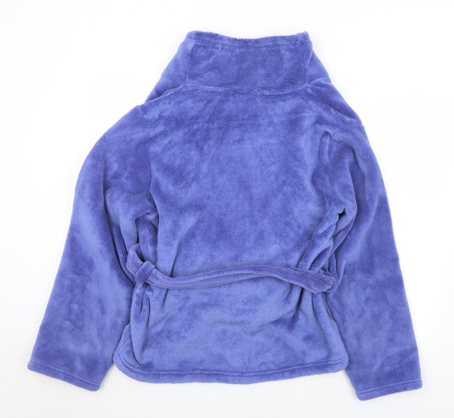 Marks and Spencer Womens Purple Solid Polyester Top Robe Size 16  Tie - 16/18