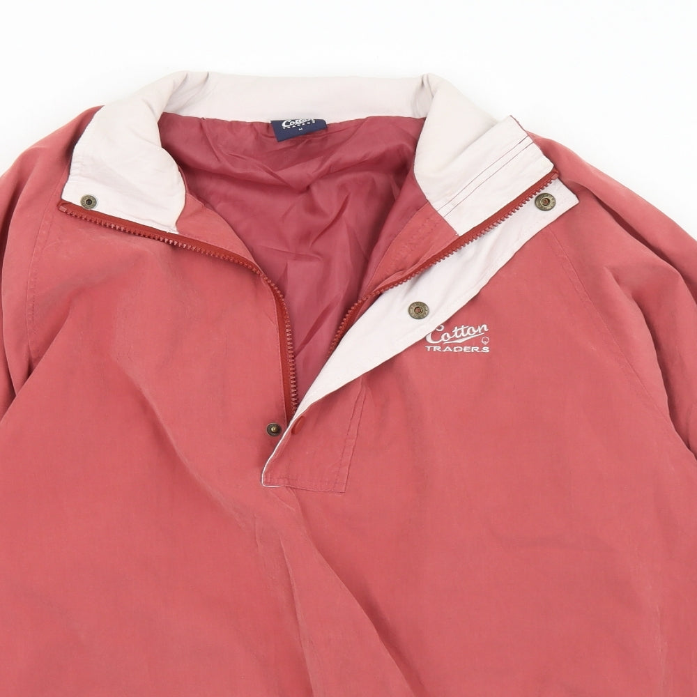 Cotton Traders Mens Red   Jacket  Size M  Zip