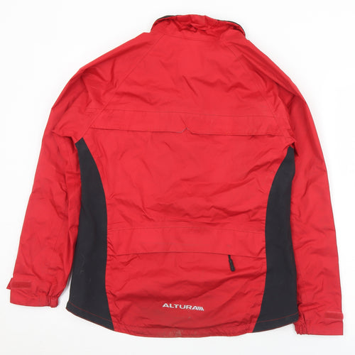 Altura Womens Red   Anorak Coat Size 8  Zip