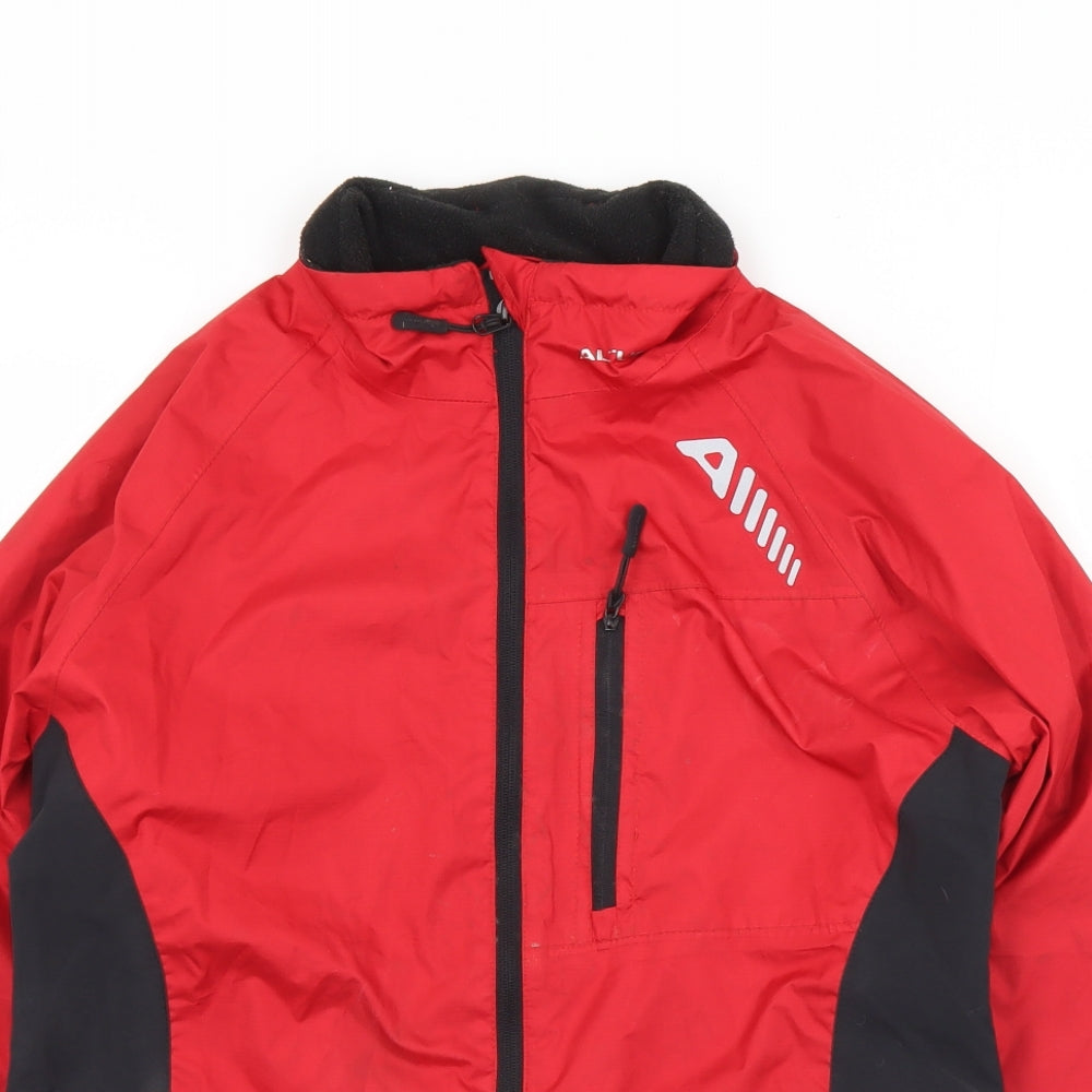 Altura Womens Red   Anorak Coat Size 8  Zip
