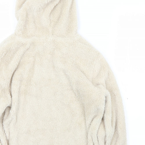 Apparel Womens Beige  Polyester Pullover Hoodie Size XS   - Lounge