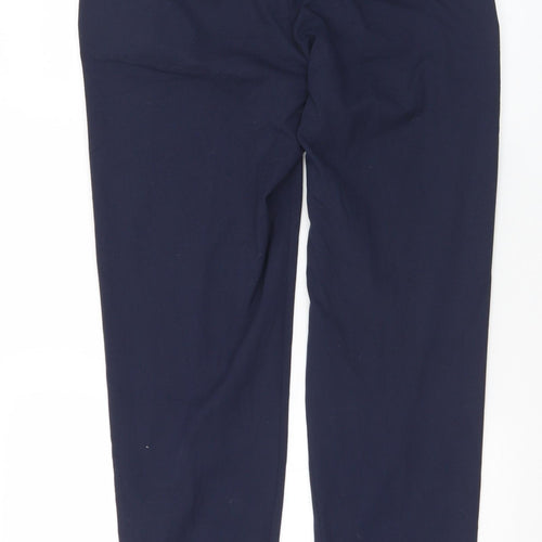 Zara Mens Blue  Polyester Trousers  Size L L29 in Regular Button