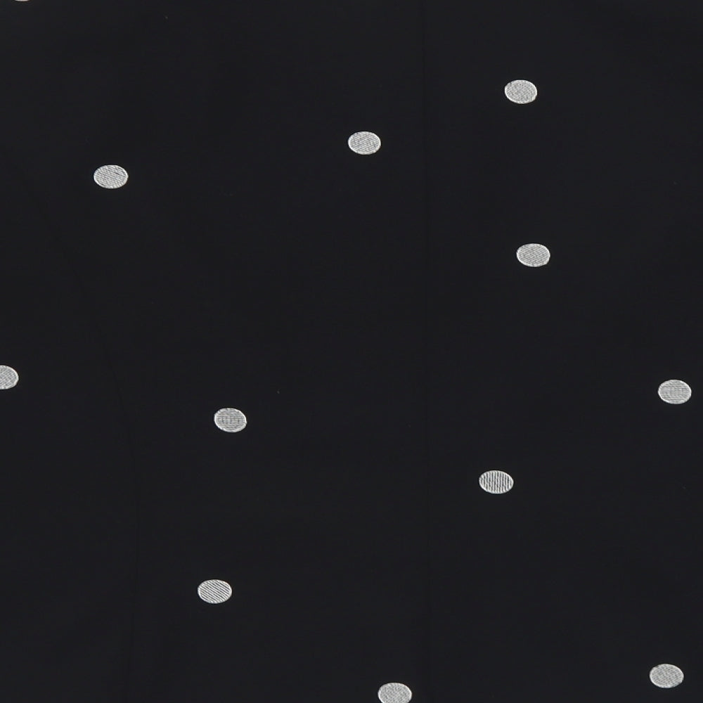 Windsmoor Womens Black Polka Dot  Jacket  Size 18  Hook & Eye