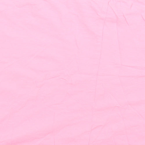 New Look Girls Pink  Polyester Camisole T-Shirt Size 14-15 Years Crew Neck