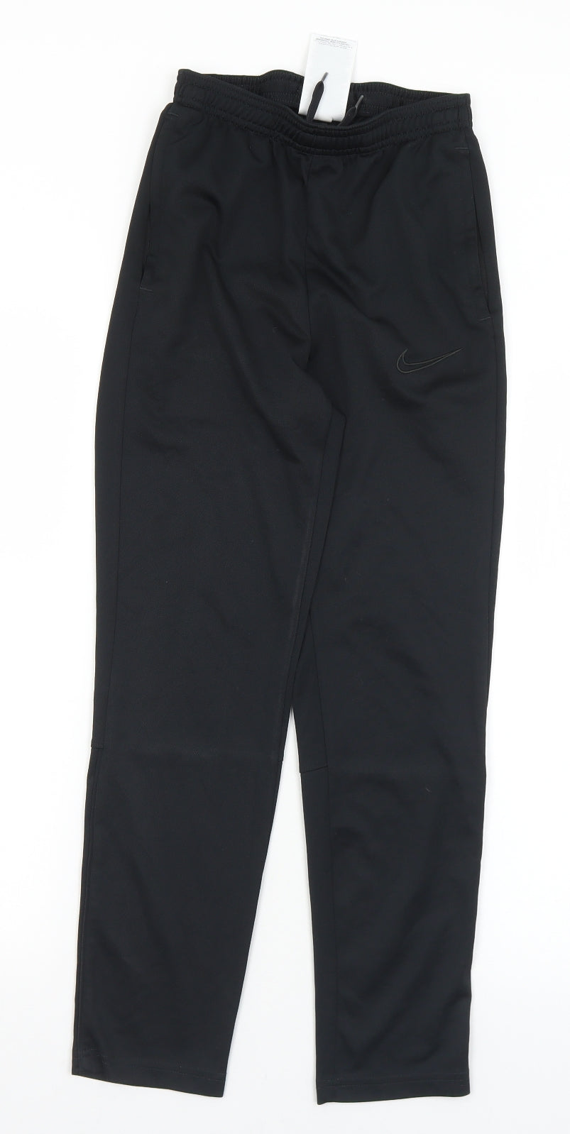 Nike Boys Black  Polyester Jogger Trousers Size 11-12 Years  Regular Drawstring
