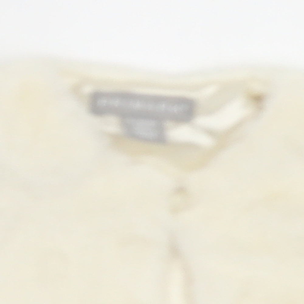 Primark Girls White  Polyester Cape Jumper Size 0-3 Months  Button