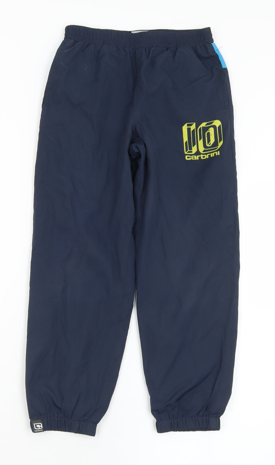 Carbini  Boys Blue  Polyester Rain Trousers Trousers Size 7-8 Years  Regular