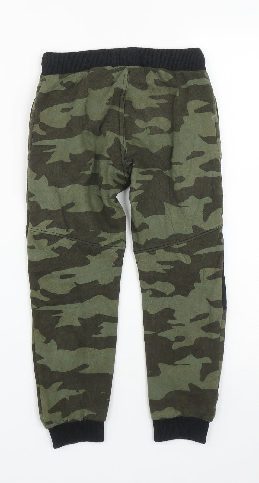 Matalan Boys Multicoloured Camouflage Cotton Jogger Trousers Size 5 Years  Regular Drawstring