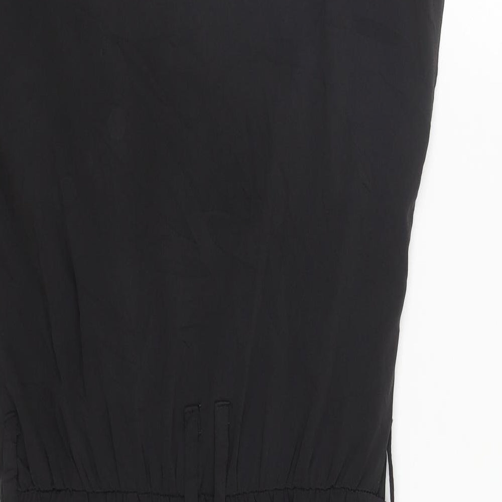 H&M Womens Black  Polyester Fit & Flare  Size 6  V-Neck