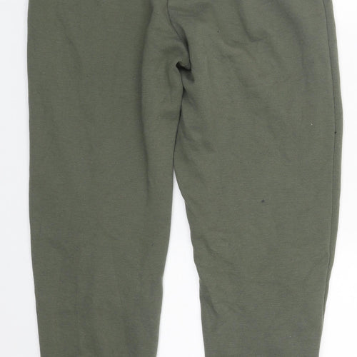 Primark Womens Green  Polyester Jogger Trousers Size M L27 in Regular Drawstring
