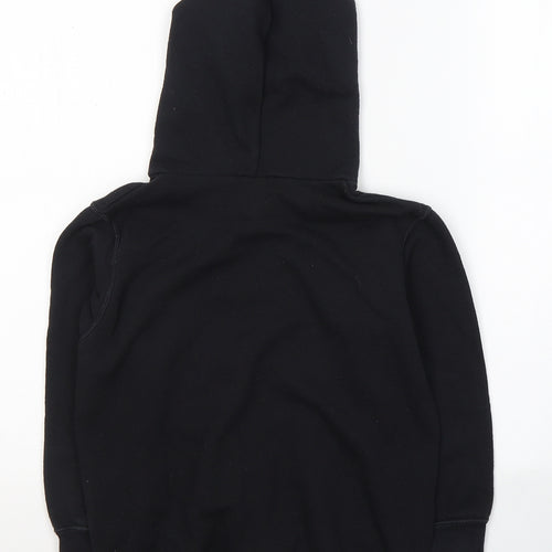 Fruit of the Loom Boys Black  Cotton Pullover Hoodie Size 7-8 Years  Pullover - MGS