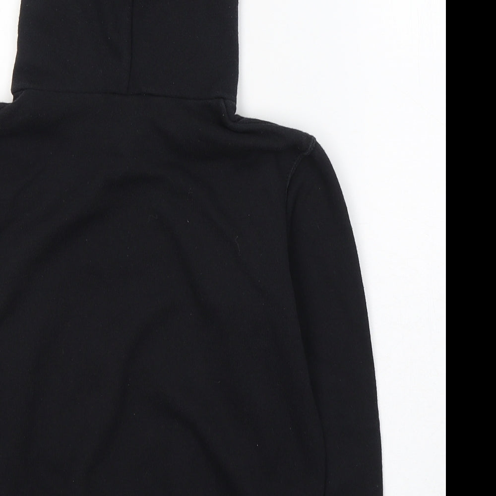 Fruit of the Loom Boys Black  Cotton Pullover Hoodie Size 7-8 Years  Pullover - MGS