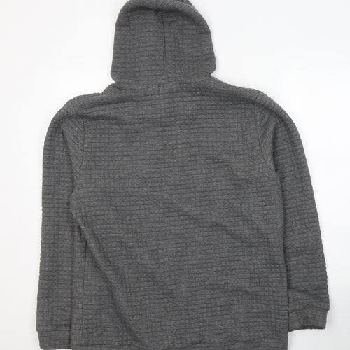 Fashion Womens Grey  Polyester Pullover Hoodie Size 3XL  Pullover