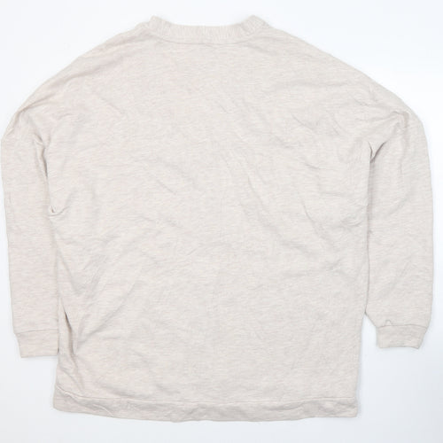 ASOS Mens Beige V-Neck  Cotton Cardigan Jumper Size S