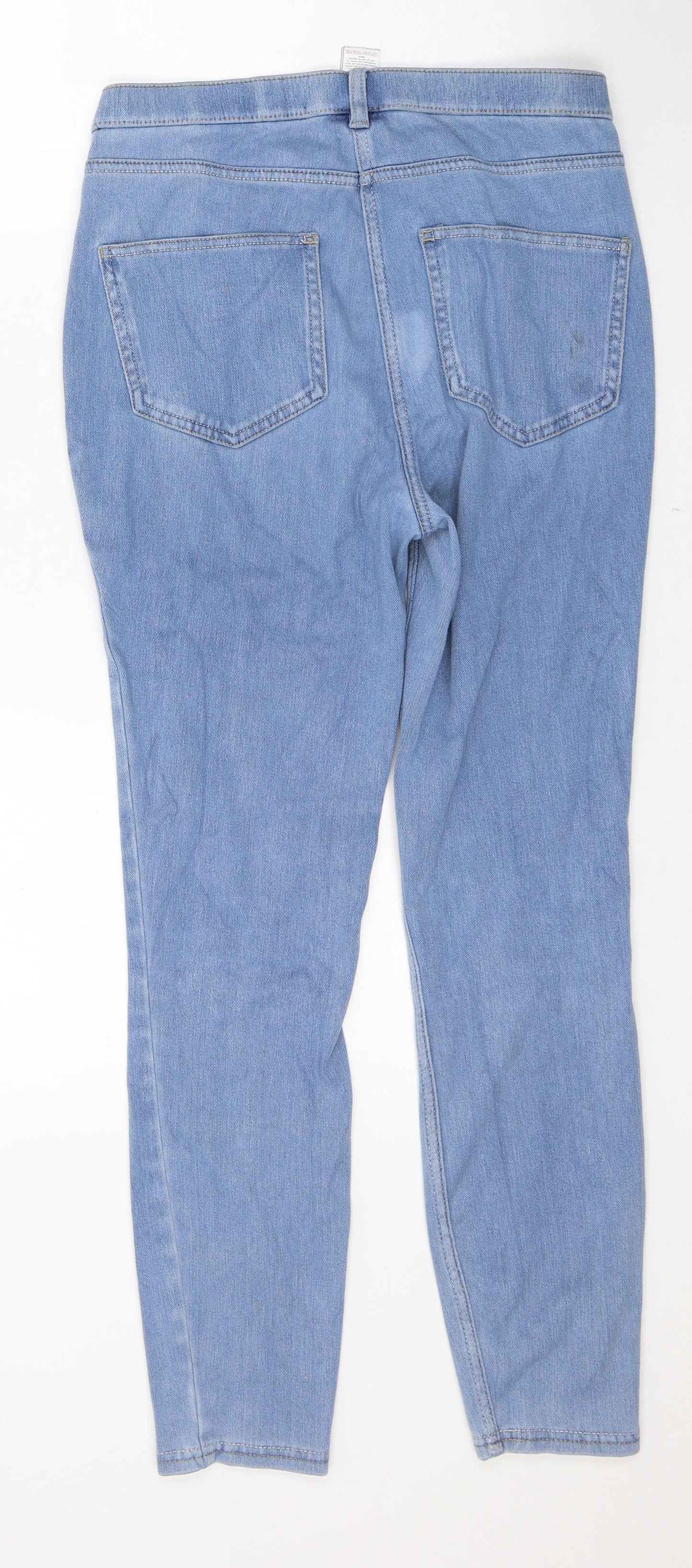 NEXT Womens Blue  Cotton Jegging Leggings Size 10 L26 in