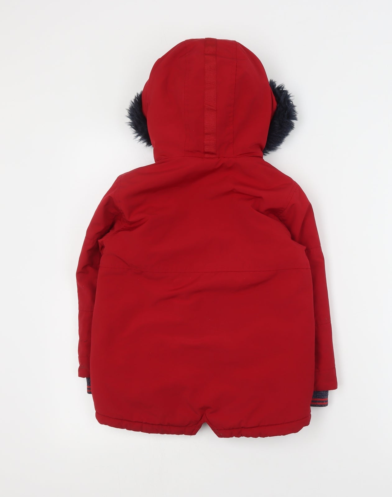 NEXT Boys Red   Puffer Jacket Coat Size 4-5 Years  Zip