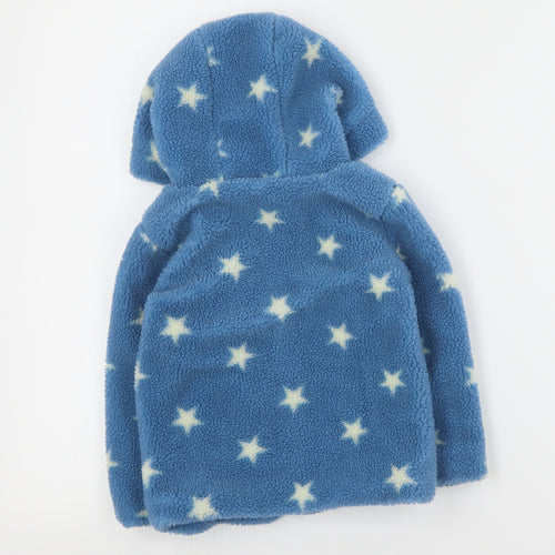 Dunnes Baby Blue Geometric  Jacket  Size 18-24 Months   Zip