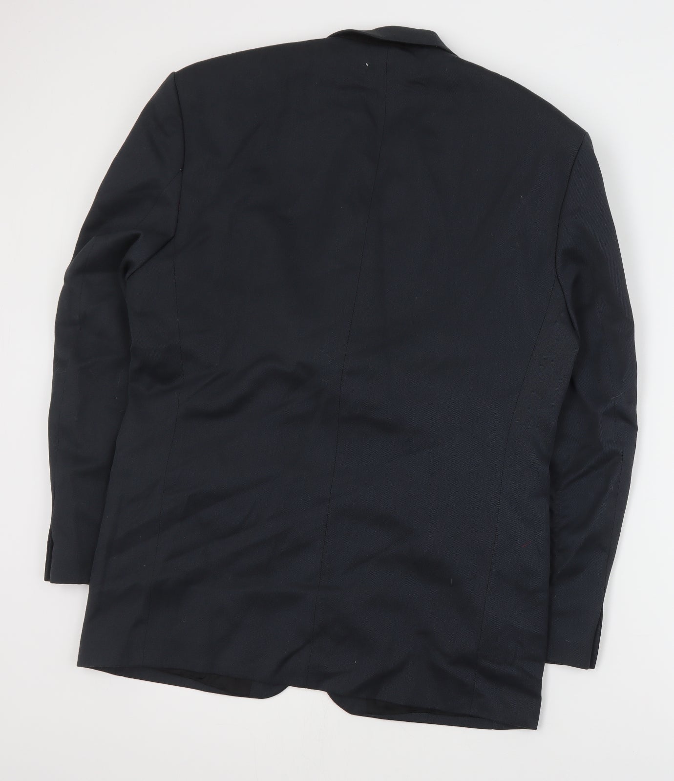 Burton Mens Blue  Polyester Jacket Suit Jacket Size L