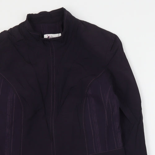 Affinites Womens Purple   Jacket  Size 16  Zip