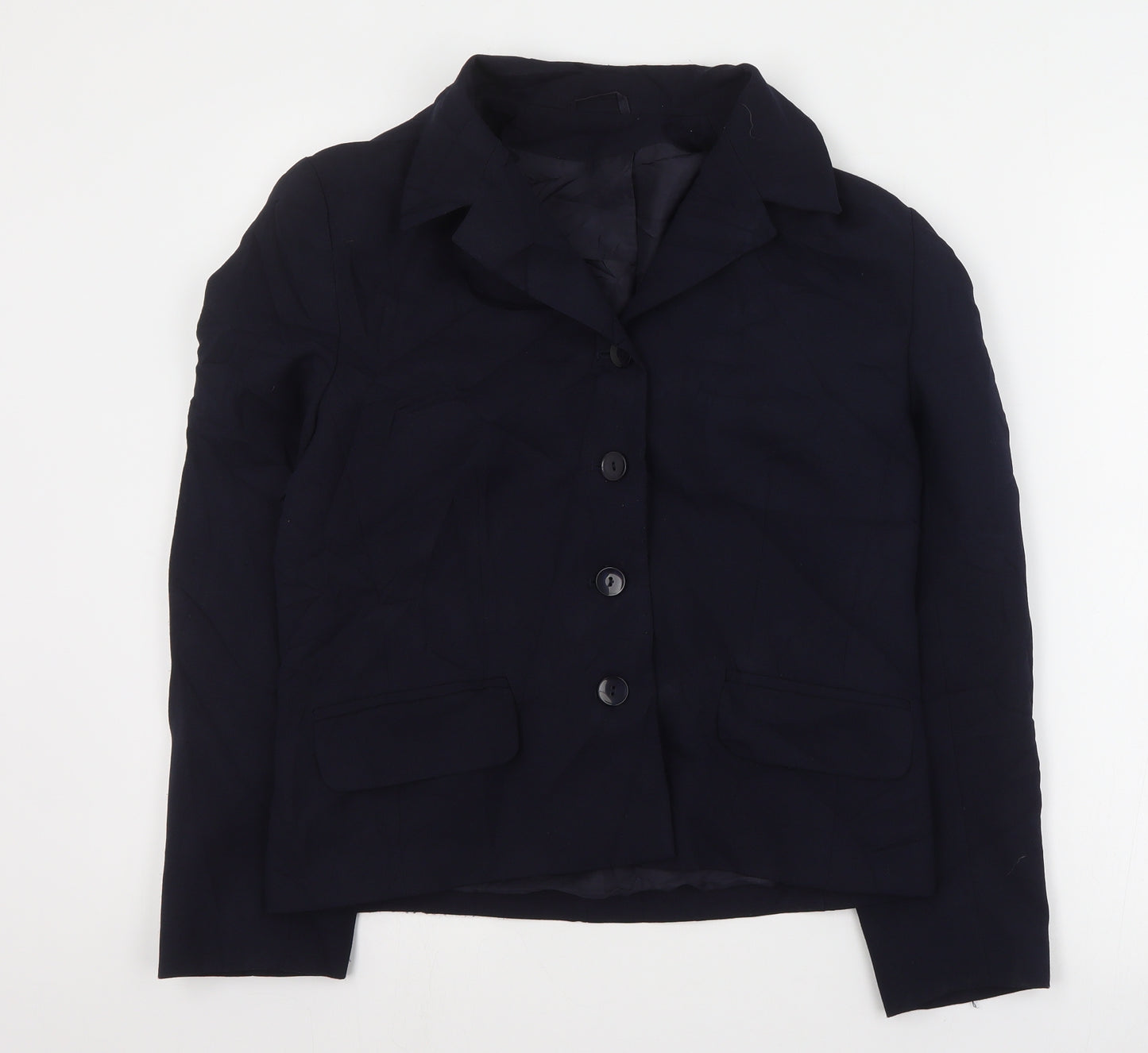 Classic Womens Blue   Jacket Blazer Size 12  Button