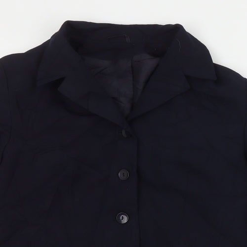 Classic Womens Blue   Jacket Blazer Size 12  Button