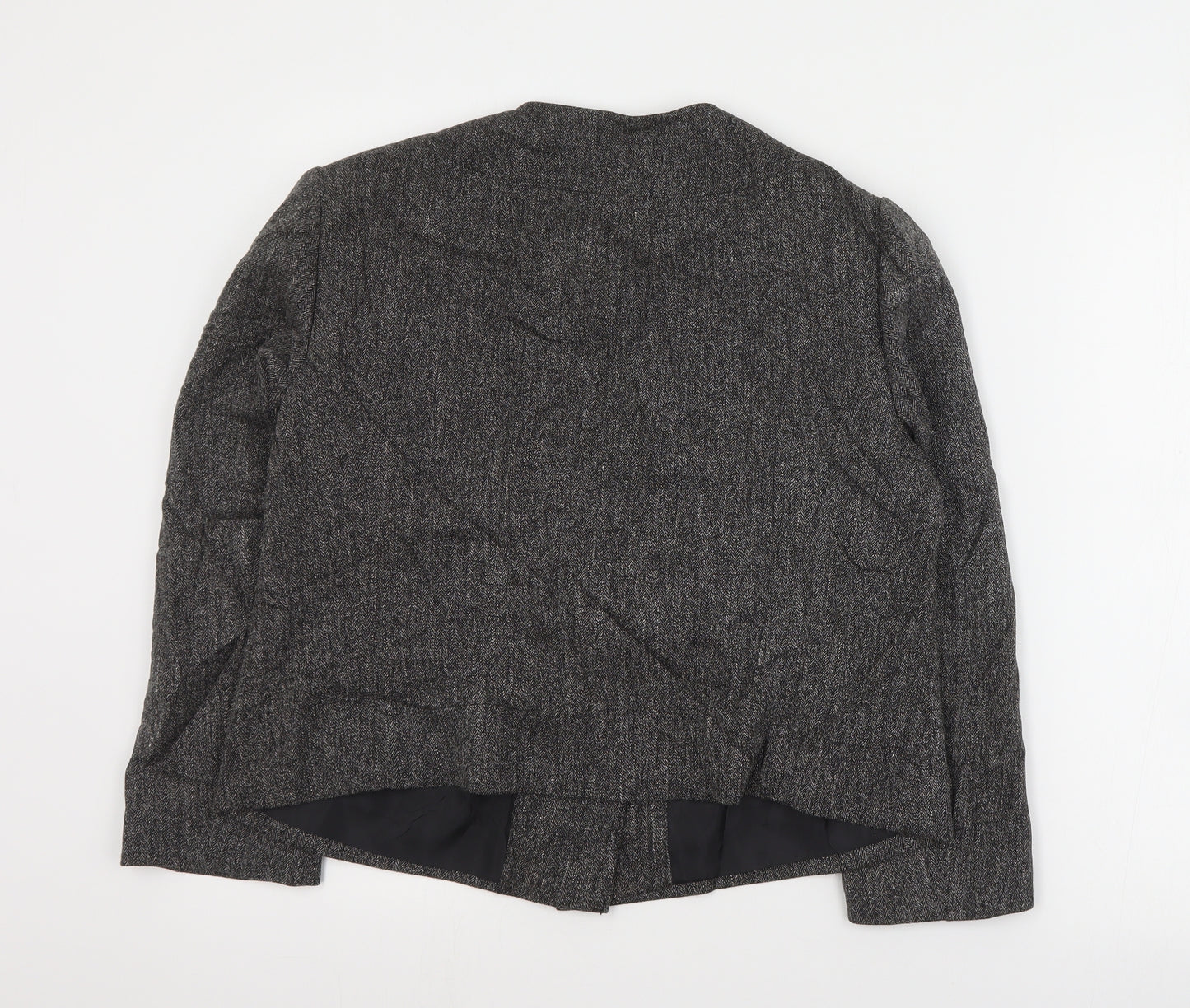 M&Co Womens Grey   Jacket Coat Size 16  Button