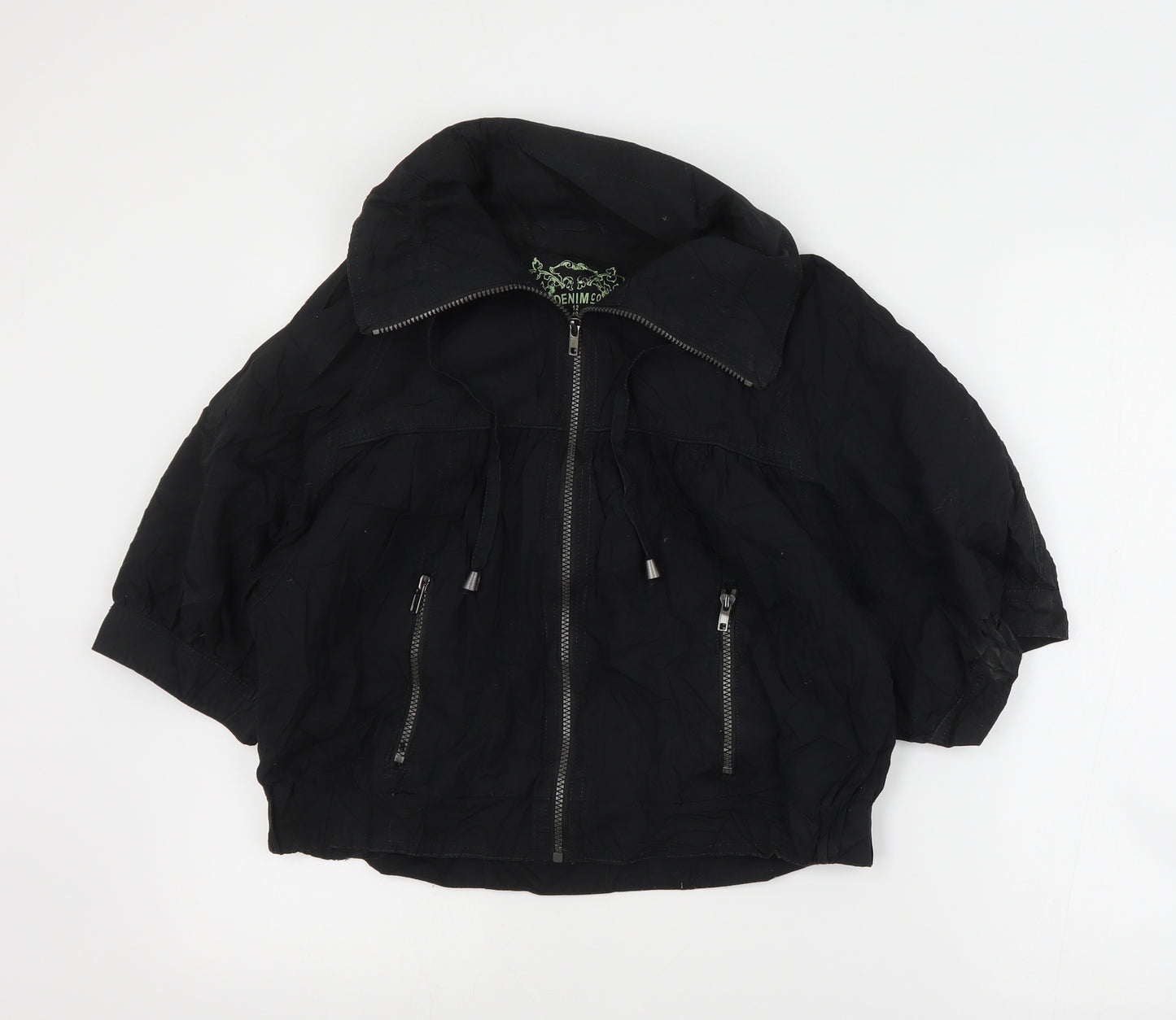 Primark Womens Black   Jacket  Size 12  Zip