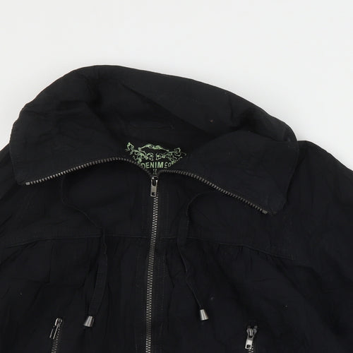 Primark Womens Black   Jacket  Size 12  Zip