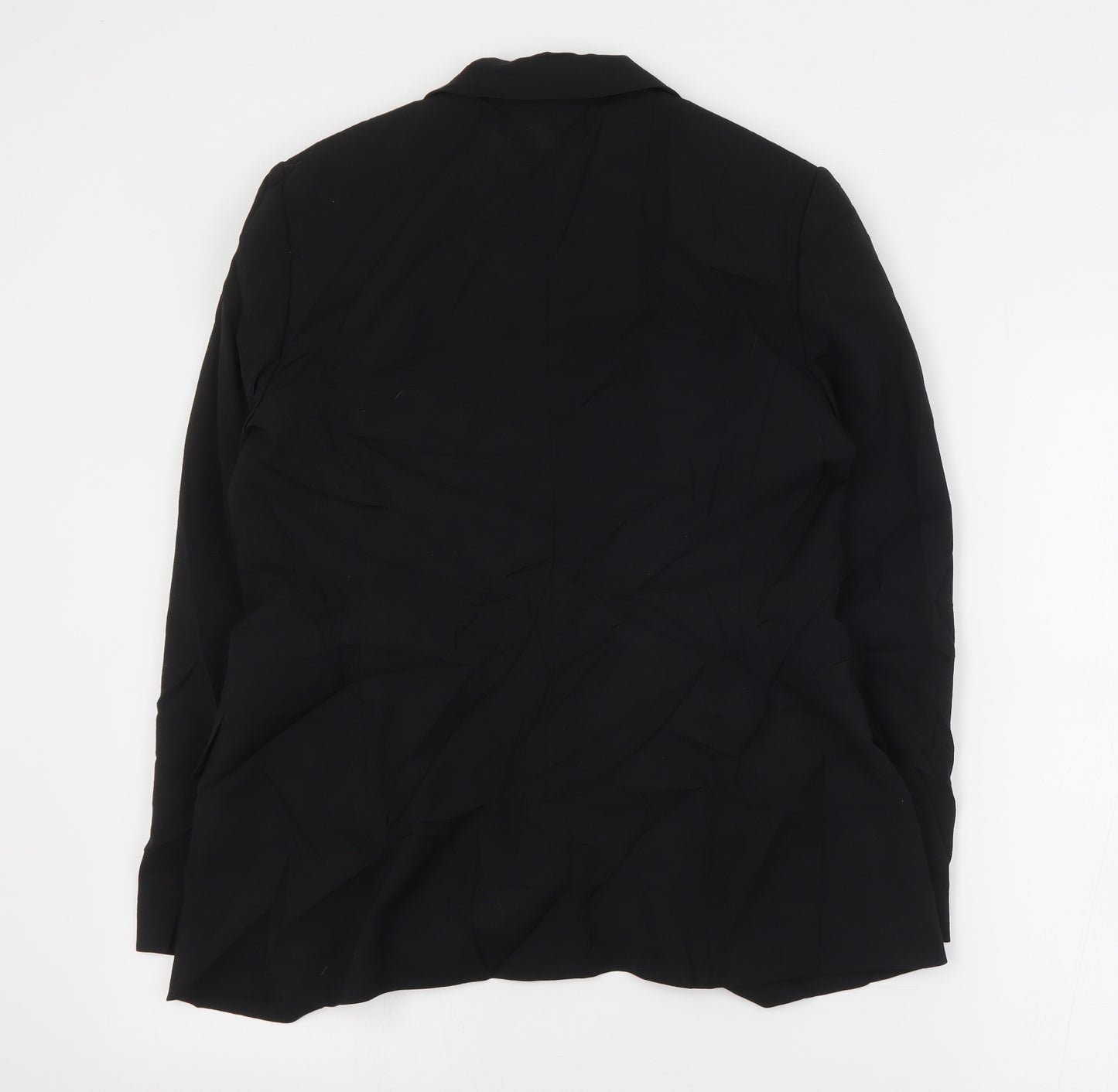 Precis Womens Black  Polyester Jacket Suit Jacket Size 14