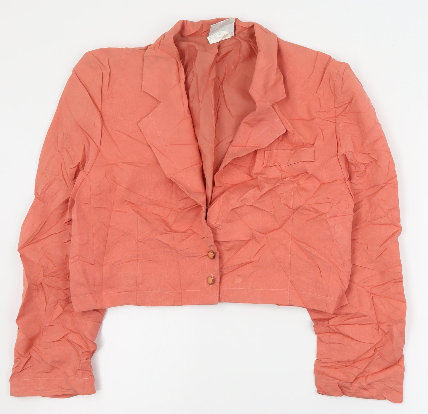 Jacques Vert Womens Pink   Jacket Blazer Size 16  Button