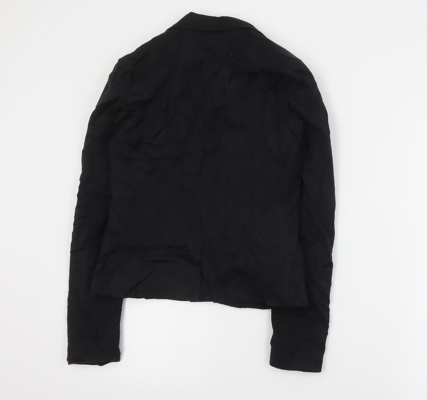 H&M Womens Black   Jacket Blazer Size 8  Button