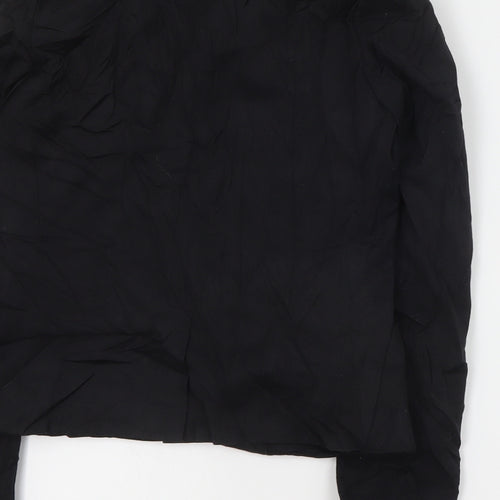 H&M Womens Black   Jacket Blazer Size 8  Button