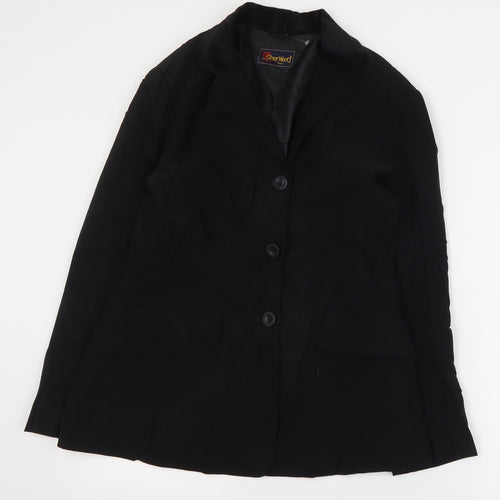 Sherwood Womens Black   Jacket Blazer Size S  Button
