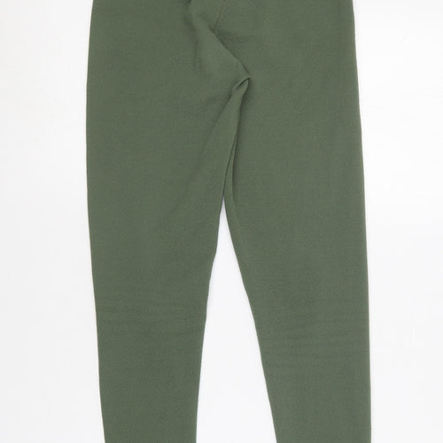 PRETTYLITTLETHING Womens Green  Polyester Jegging Trousers Size 10 L27 in Regular