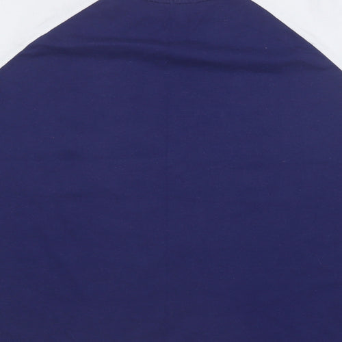 Matalan Boys Blue  Cotton Basic T-Shirt Size 12 Years Round Neck  - The prince