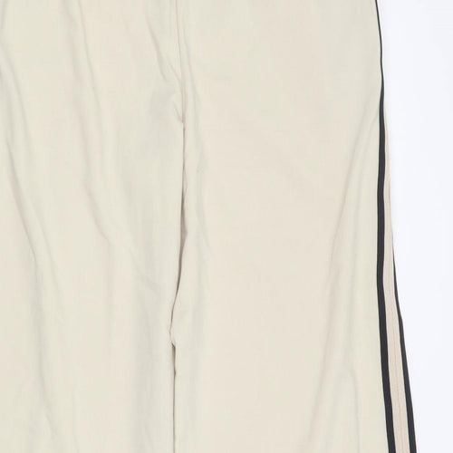 Marks and Spencer Womens Beige  Polyester Jogger Trousers Size 10 L26 in Regular