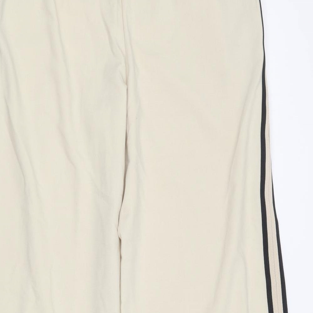Marks and Spencer Womens Beige  Polyester Jogger Trousers Size 10 L26 in Regular
