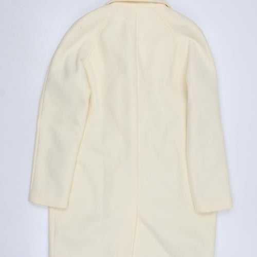 Allegrak Womens Yellow   Overcoat Coat Size M