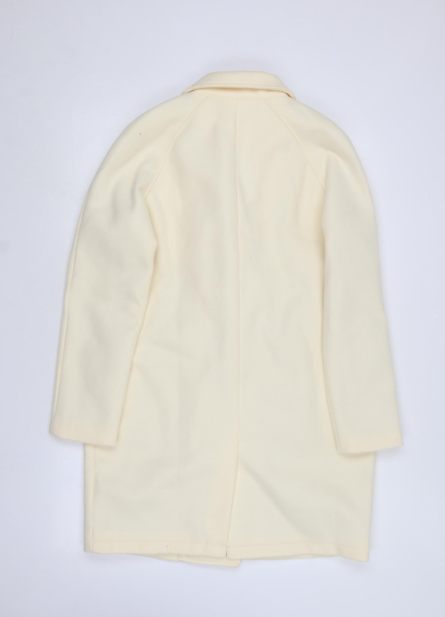 Allegrak Womens Yellow   Overcoat Coat Size M