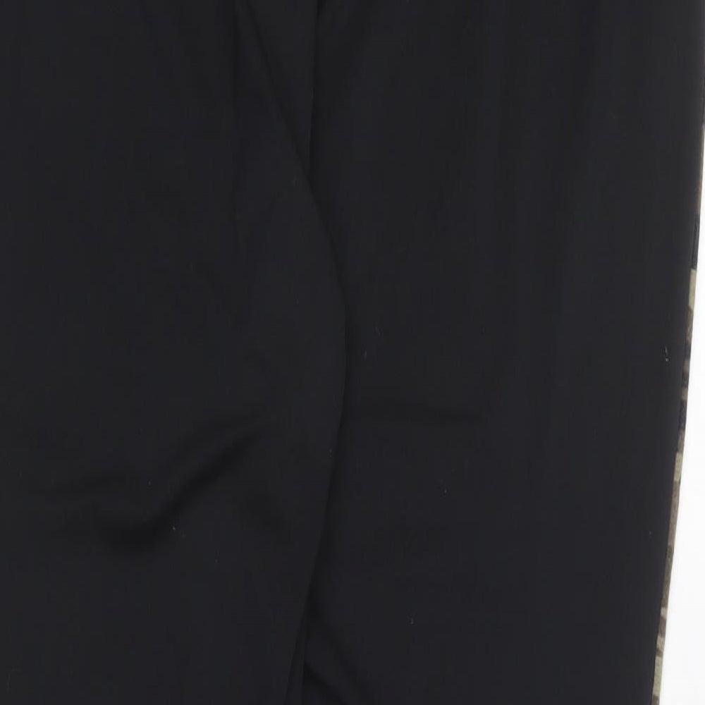 SheIn Womens Black  Polyester Compression Leggings Size XL L21.5 in Regular