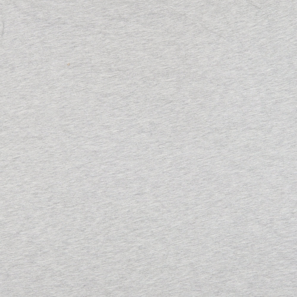 Primark Womens Grey  Cotton Basic T-Shirt Size 2XL Round Neck