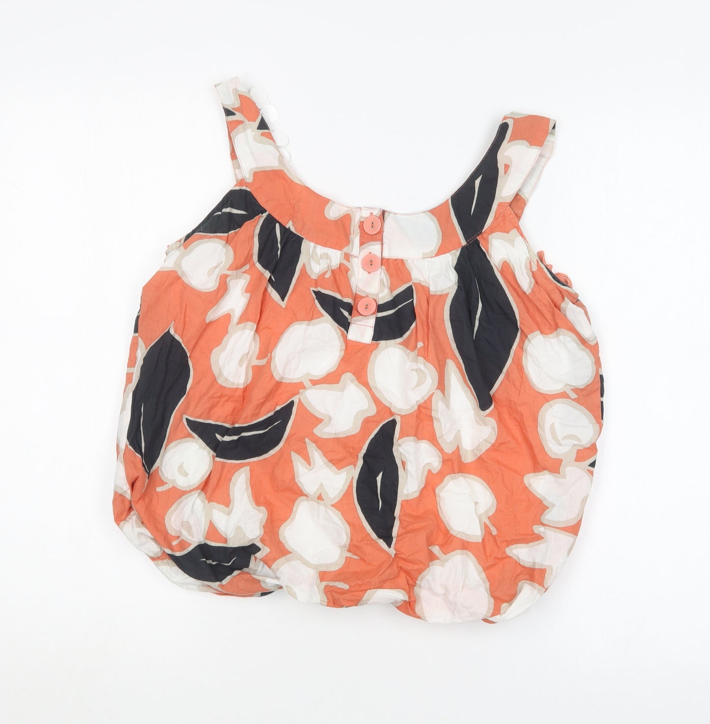 River Island Womens Multicoloured  Cotton Basic T-Shirt Size 10 Scoop Neck