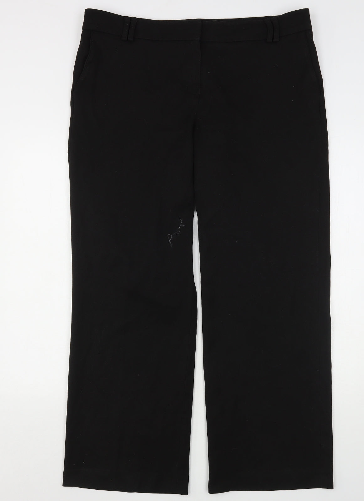 NEXT Womens Blue  Polyester Trousers  Size 16 L30 in Regular